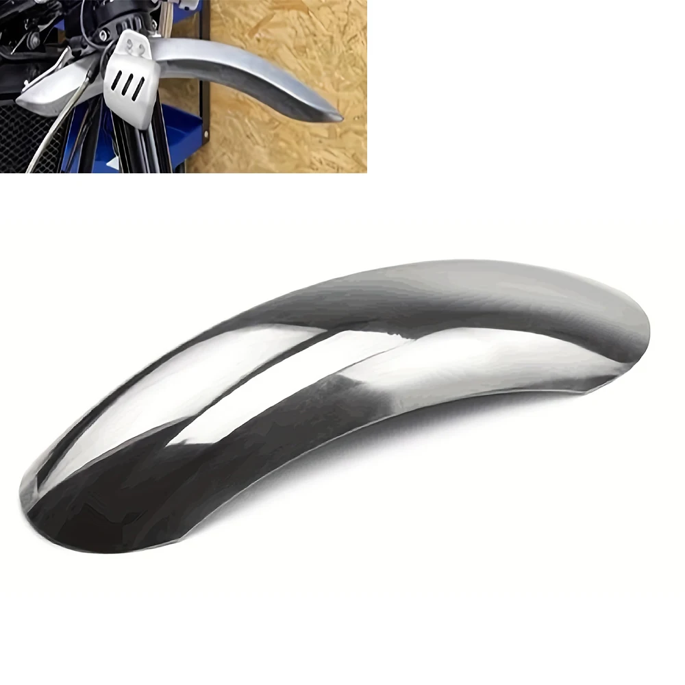 

Мотоциклетное серебристое универсальное крыло, брызговик для мотоцикла, скутер Offroa для Honda Yamaha Suzuki BMW Kawasaki Dirt Bike