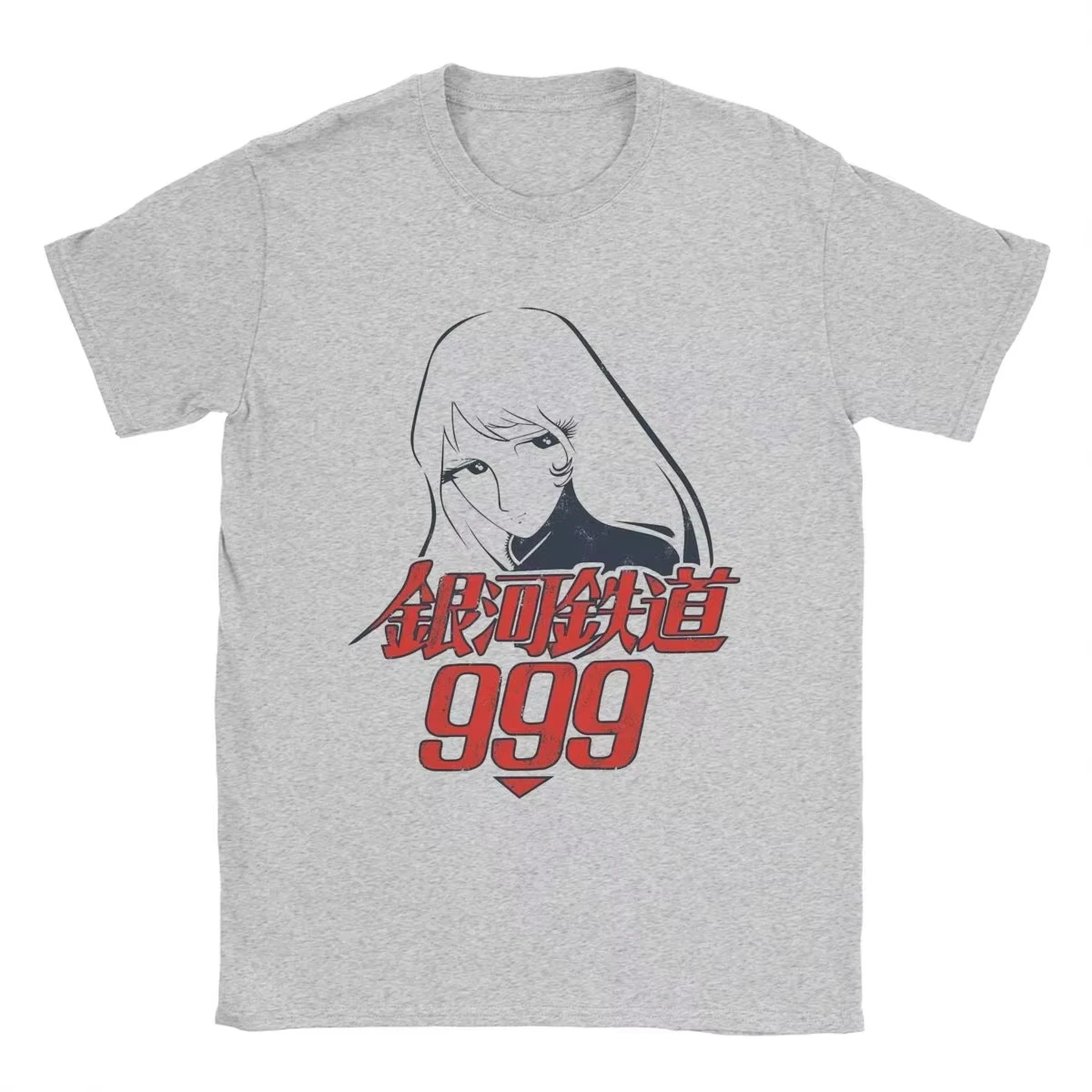 

Summer Clothes Galaxys Expressed 999 Anime Printed High Quality Women Cotton Short Sleeved Round Collar Unisex Oversized T-shirt