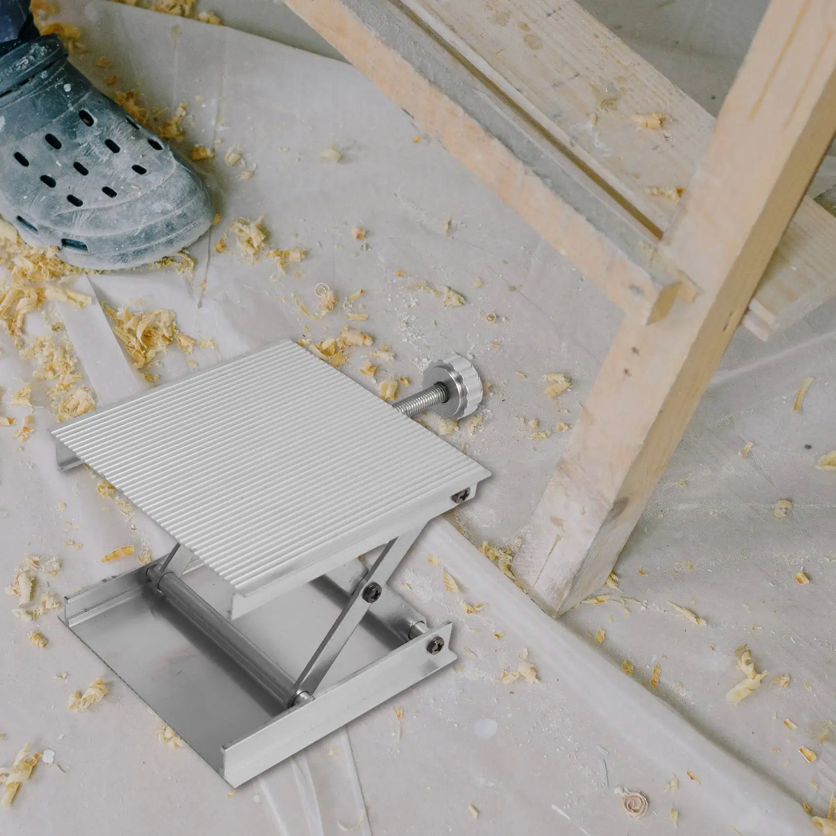 AT13 12/16 Wire Rack Horizontal Lifting Platform Adjustable Lifting Platform Supporting 360 Horizontal And Vertical Cross