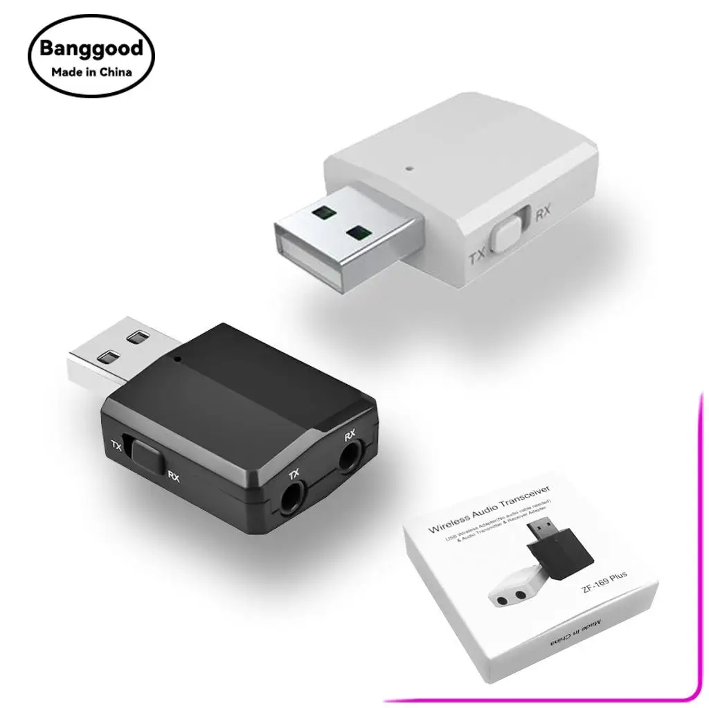 

5.0 Wireless Bluetooth Audio Receiver Transmitter 3-in-1 USB TV Computer Adapter ZF-169 Plus