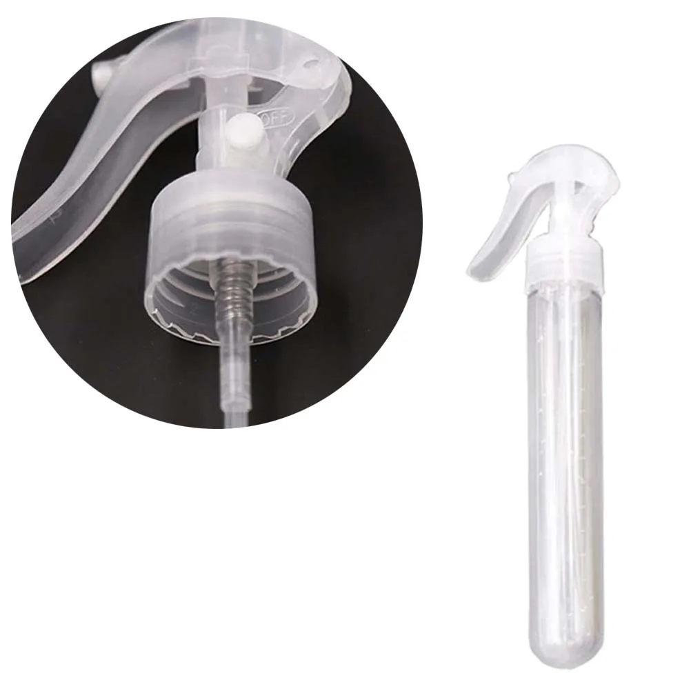 

1pc Mini Spray Bottle Hairdressing Super Fine Mist Leakproof Lightweight Transparent Water Sprayer Refillable Salon Tool Scale