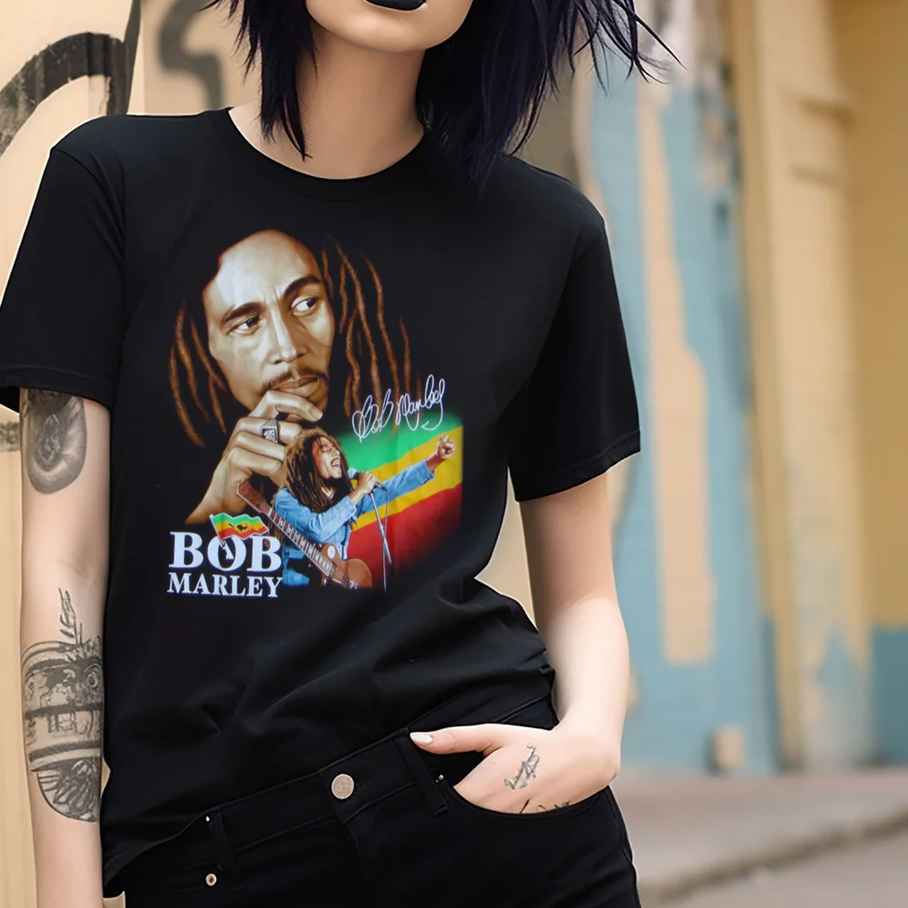 Camiseta da Black Bob Marley Reggae Band