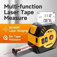 40m/80m Laser Tape Measure Tape Measure Measuring Tool Laser Distance Meter Steel Tape Measure USB Rechargeable