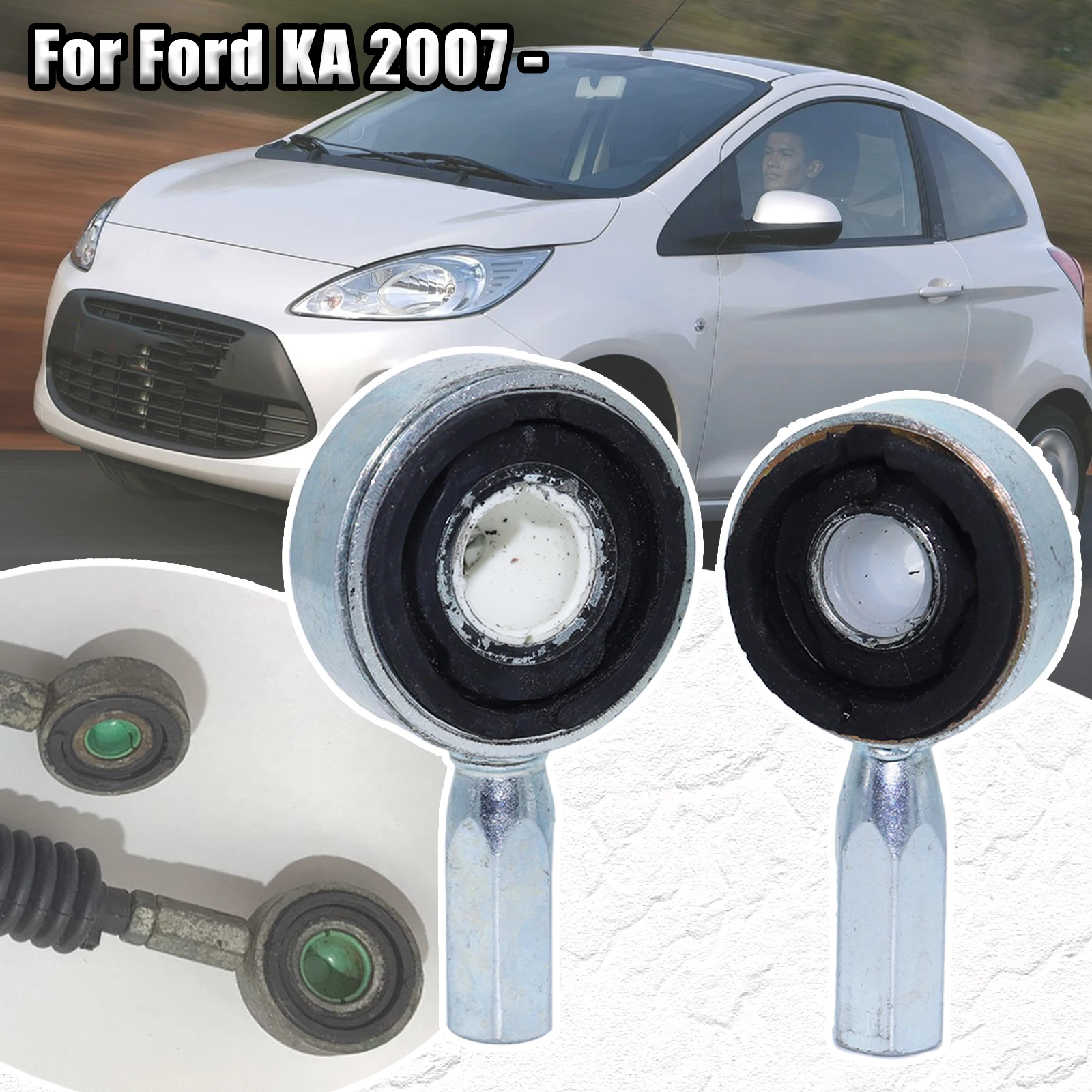 

For Ford KA 2007 - Manual Gearbox Shift Cable Linkage Bushing Shifter Lever Selector Connect Both End Replacement Parts 55245287