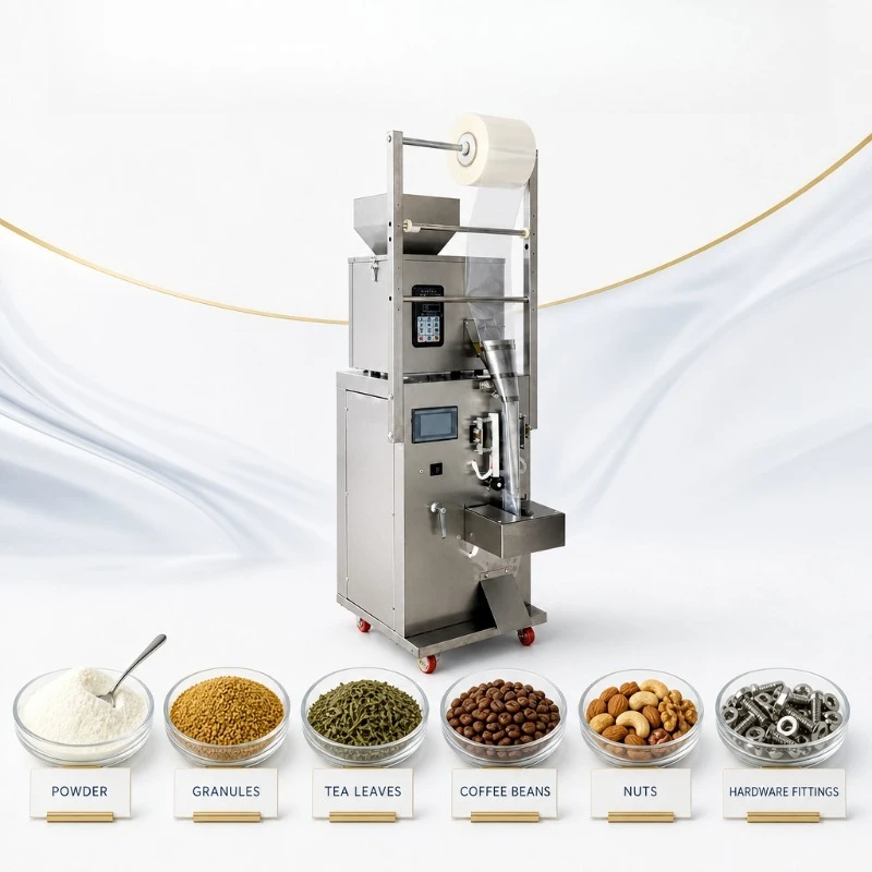 

Automatic Vertical 1-100g Black Pepper Mini-Bag Filling Vermicelli Candy Packaging Machine
