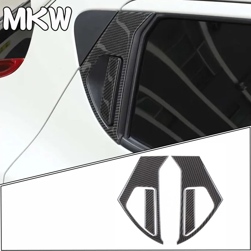 

For Nissan JUKE/Infiniti ESQ 2011-2019 Soft Carbon Fiber Car Exterior Door Handle Frame Panel Trim Sticker Accessories