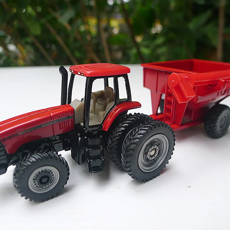 

Diecast 1:64 Scale MX255 Six Wheel Alloy Tractor & Tug Model Farm Work Tool Cart Model Collectible Toy Gift Souvenir Display