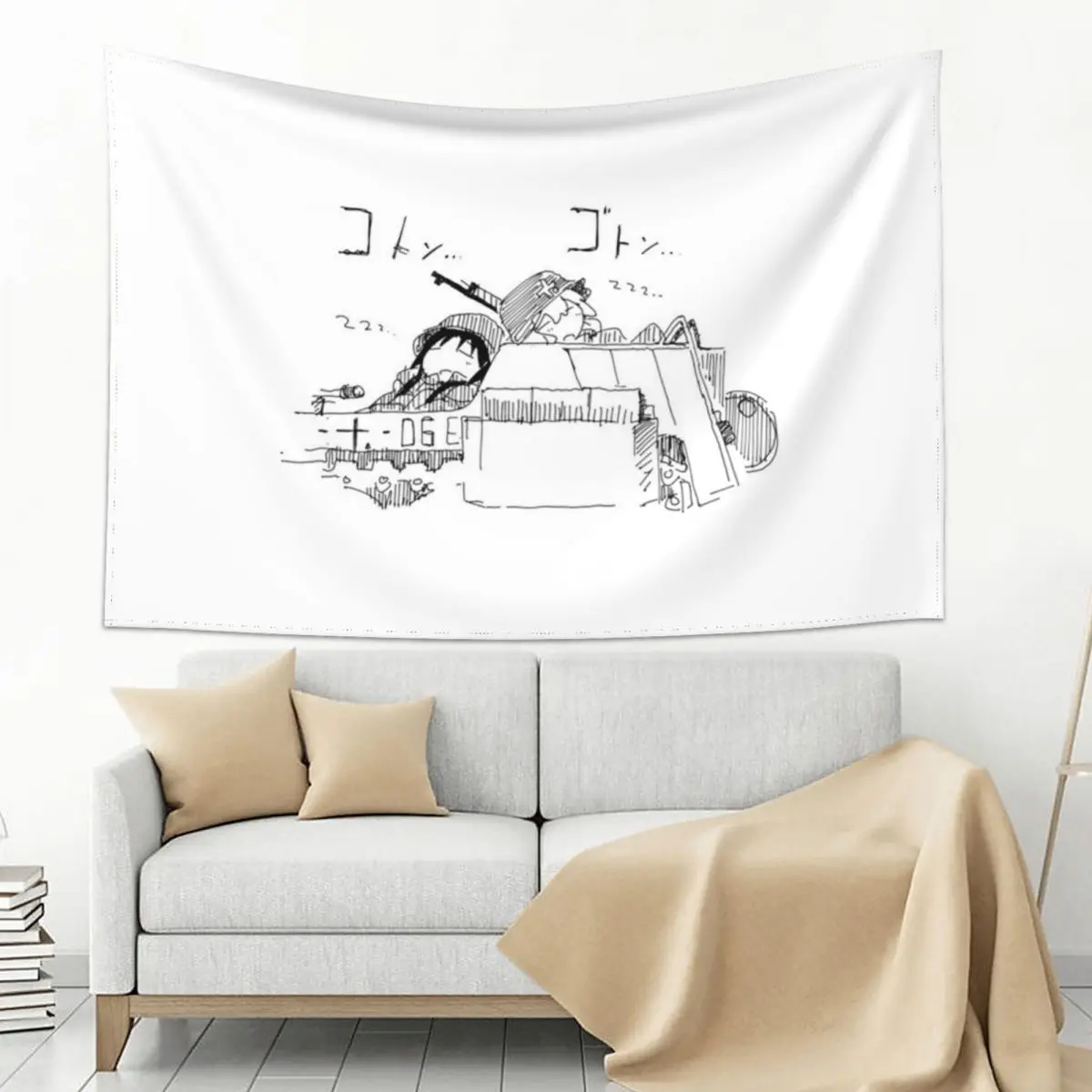 

shoujo shuumatsu ryokou girls last tour Tapestry Wall Art Wall Carpet Room Decorating Aesthetic Tapestry