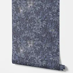 Owl Wallpaper with darkness and gloom, Nordic Wallpaper Forlie E Civette