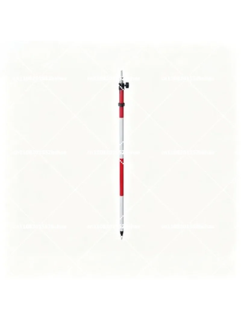 3.6M 4.6M 5.2M Aluminum Telescopic Surveying Prism Pole, High Accuracy Measuring Tool for Survey Draw