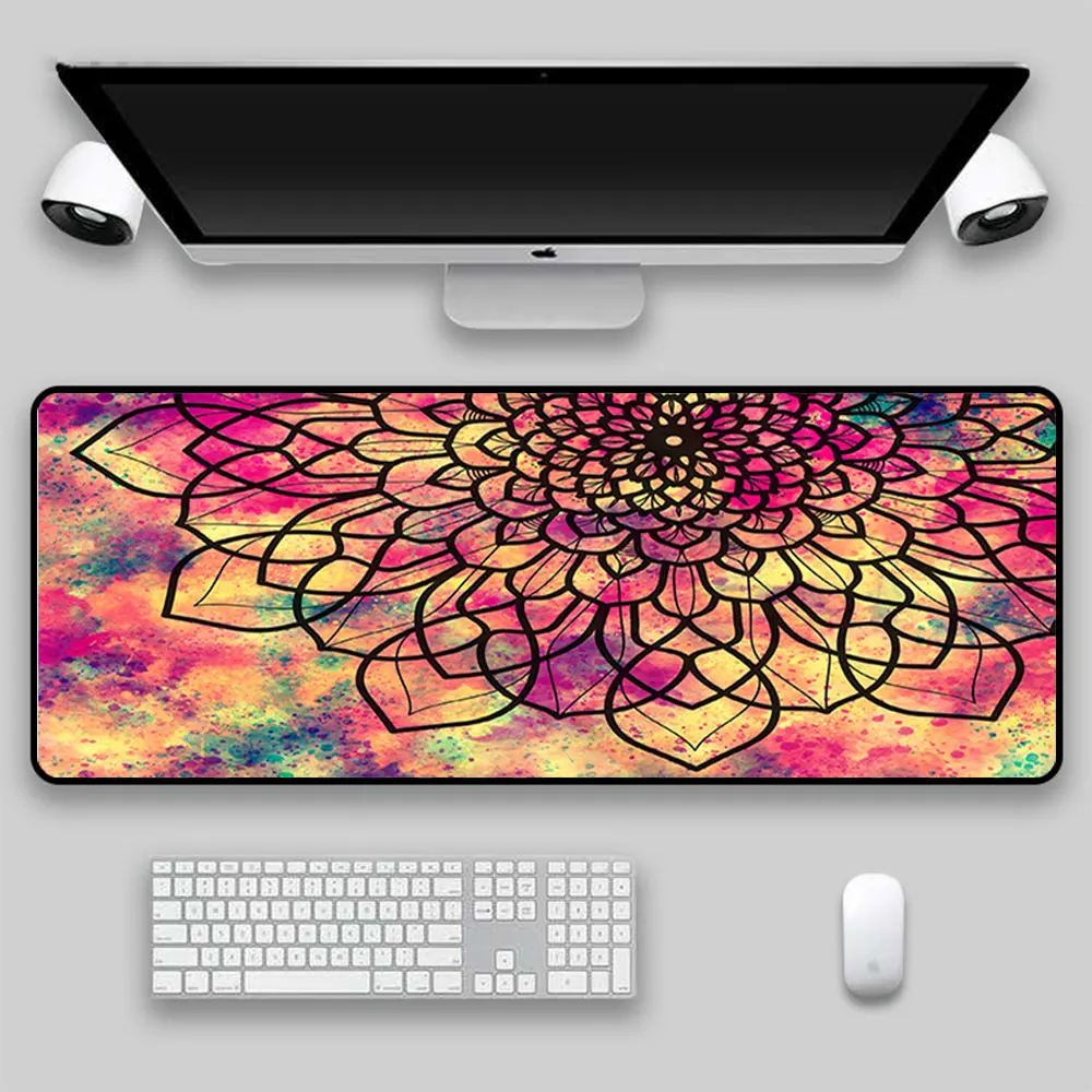 Mandala Design Bohemian Ethnic Pattern Picture Mouse Pad Accessories Print Office Mousepad Laptop Desk Mat Pad Keyboards Mat