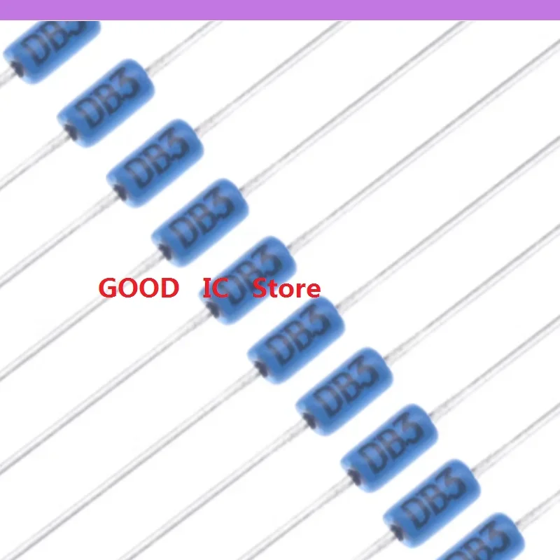 50PCS LLDB3 LL34 SMD bidirectional trigger diode DB3W SOD-123/1206 DB3 black plastic sealed DO41 DIP2 red blue DO35 glass sealed