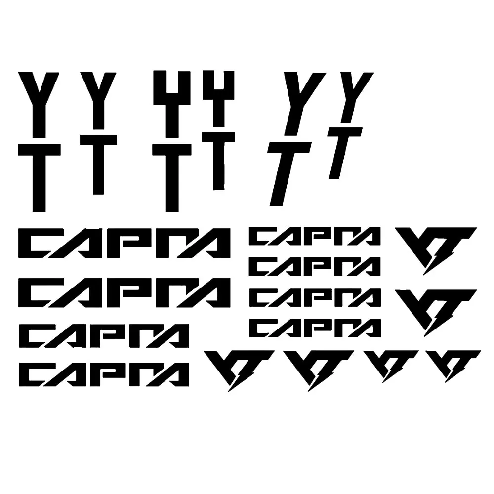 for YT Capra bike labels decals stickers