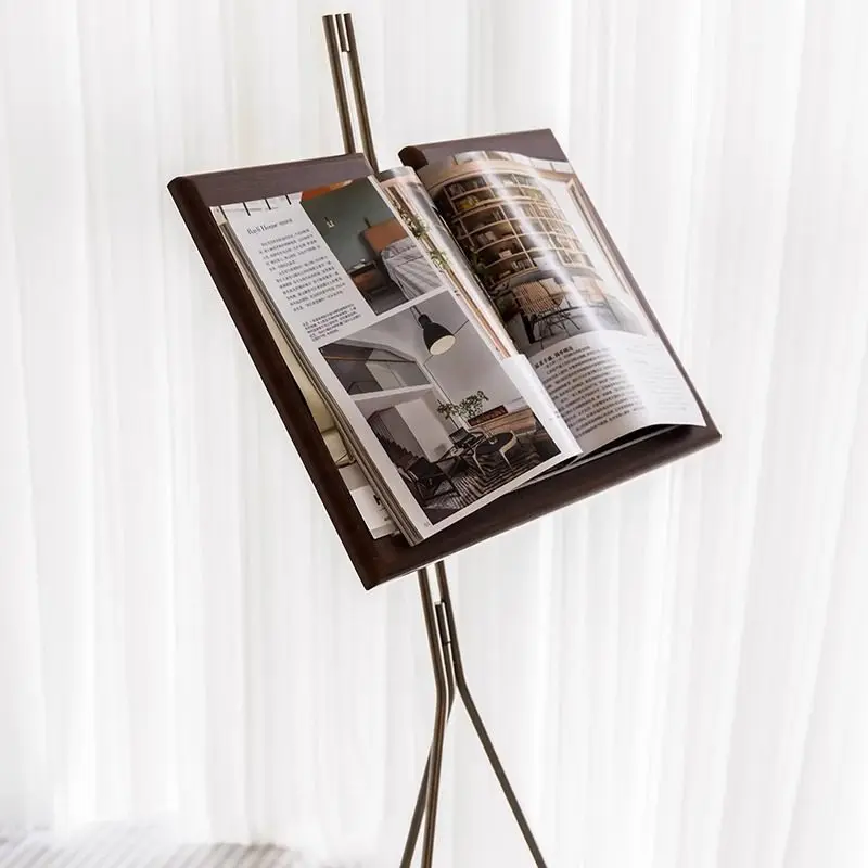 Italian Minimalist Magazine Living Room Balcony Sheet Music Magazine Stainless Steel Racks Office Furniture Das Magazin ZY40ZZJ