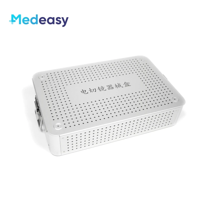 Surgical Instruments Sterilization Box, Medical Disinfection Container for Resectoscope Instruments