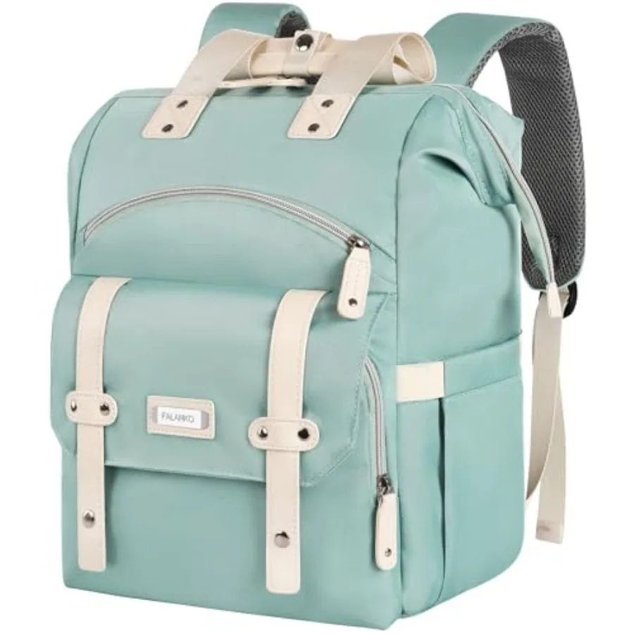 

Laptop Backpack for WomenDoctor Teacher Nurse Work Bookbag for Laptop Large Travel Wide Open College Shoulder Purse Bag With RF