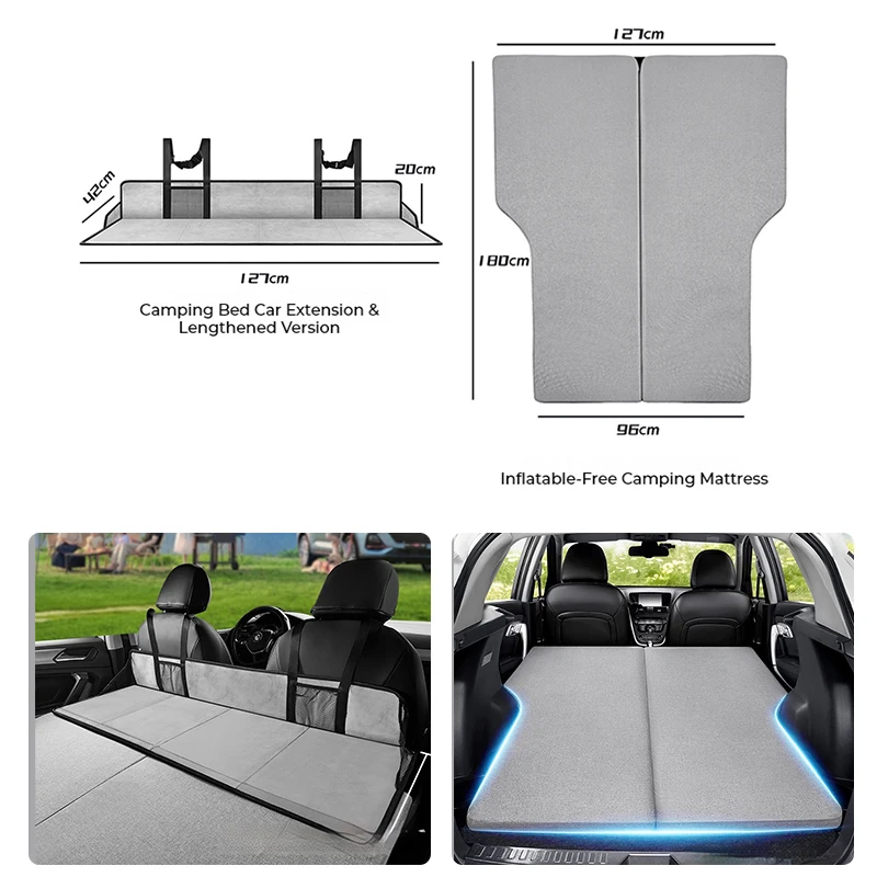 

﻿ Авто матрас для кемпинга, кровать, защита для головы автомобиля, внедорожник, складной задний автомобильный спальный коврик, удлинитель, багажник для сна