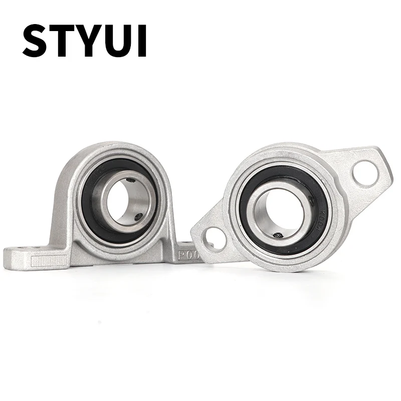 Zinc Alloy Diameter 8mm TO 25mm  Bore Ball Bearing Pillow Block Mounted Support Kp08 Kp000 Kp001 Kp002 KFL08 KFL000 KFL001KFL002