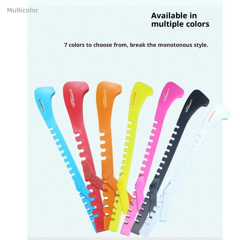 غطاء حذاء تزلج سريع قابل للمشي، غطاء شفرة ثلج احترافي ناعم وناعم ومقاوم للاهتراء، طول قابل للتعديل، واقي للتزلج