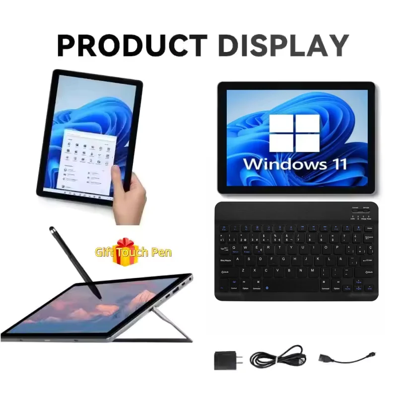 PAD1162 11.6" Winodws 11 Tablet PC Intel Celeron Processor N4100 1920x1080 Pixel 8GB RAM 512GB ROM 6000mAh 2 x USB 3.0