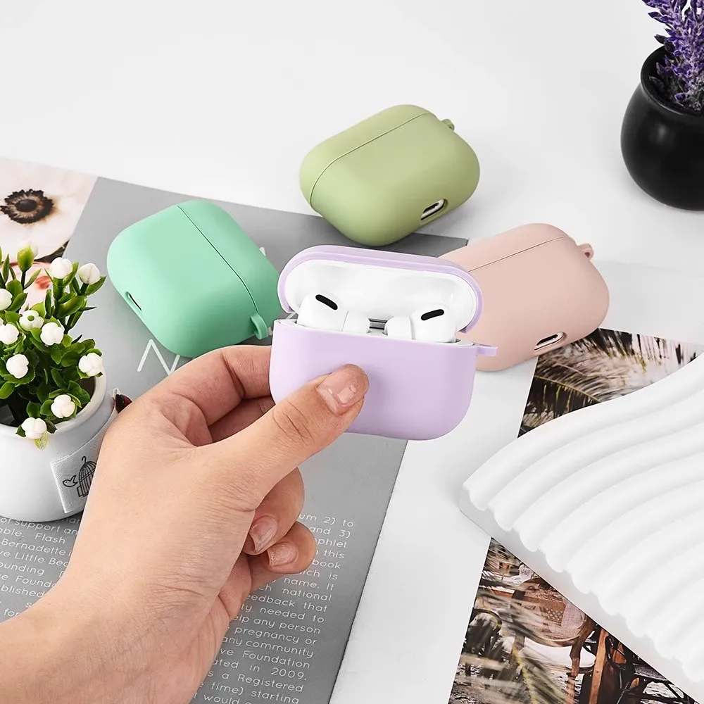 Silicone Earphone Covers for Apple airpods 3/4 case Protective Soft Headphones airpods4/3 Cases For Airpods Pro 2-3 Accessories image 2