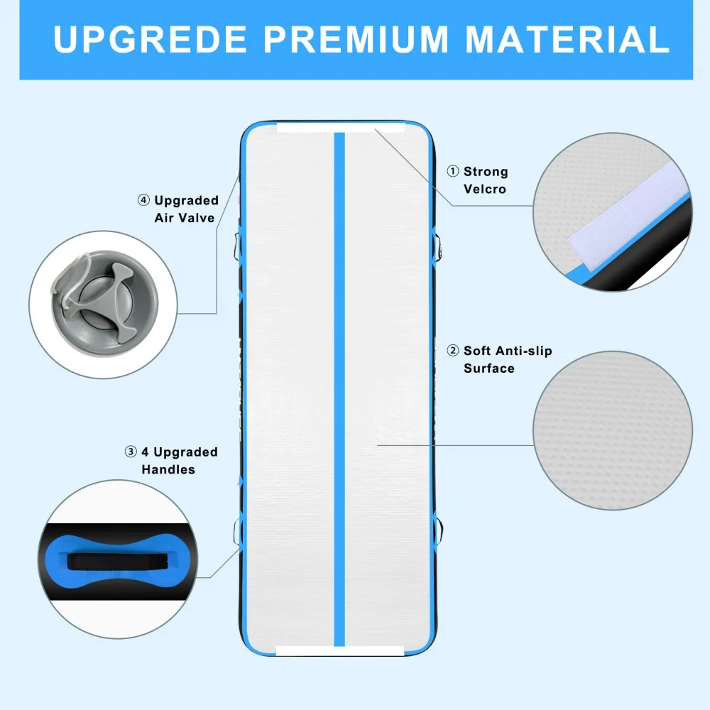 

Popular Outdoor Sports Equipment Gymnastics Tumbling Float Mat 3 10 Meters Inflatable Gymnastic Mats Gym Inflatable Air Track