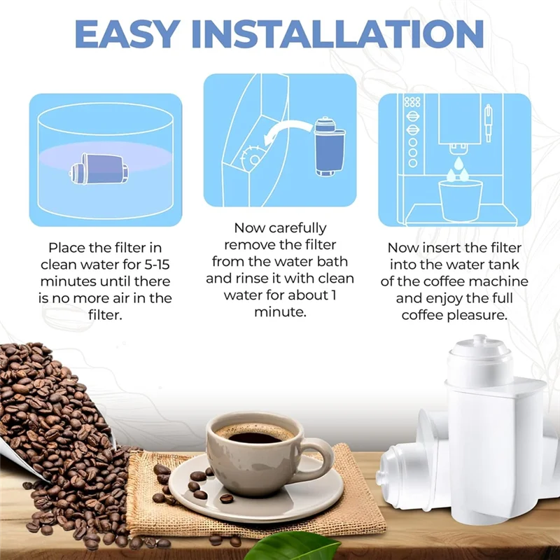 ABLE-Filtro per macchina da caffè per filtro acqua TCZ7003 per filtro per macchina da caffè BRITA per filtro per macchina da caffè SIEMENS