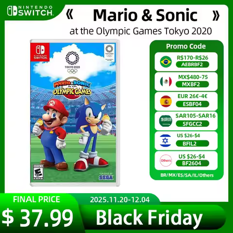 Mario &amp; Sonic at the Olympic Games Tokyo 202 - Nintendo Switch Game Physical Cartridge Card Support TV Tabletop Handheld Mode