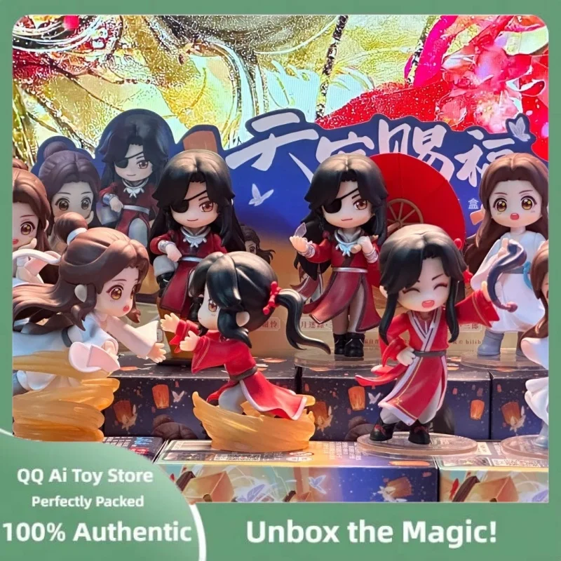 

Небесное оригинальное благословение Lucky To Meet You слепая коробка Xie Lian Hua Cheng Модель куклы Mystery Box Коллекция Орнамент Фестивальный подарок