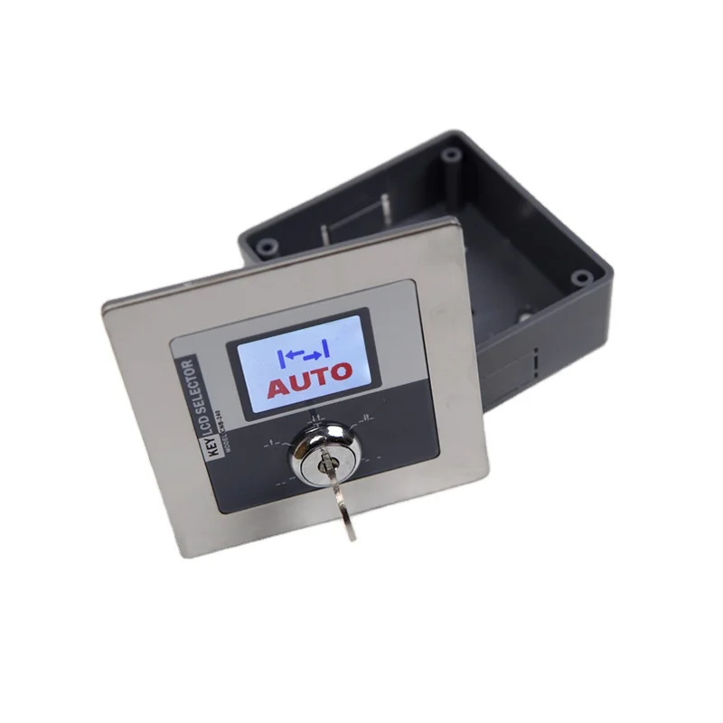 Stainless Steel Five Position LCD Function Selector Switch for Automatic Door