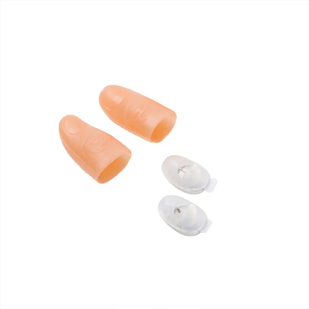 2/4/6 stücke Magie leuchten Finger Finger führte Tricks Daumen Requisiten Weihnachten Weihnachts fest Party Neuheit lustige Spielzeuge