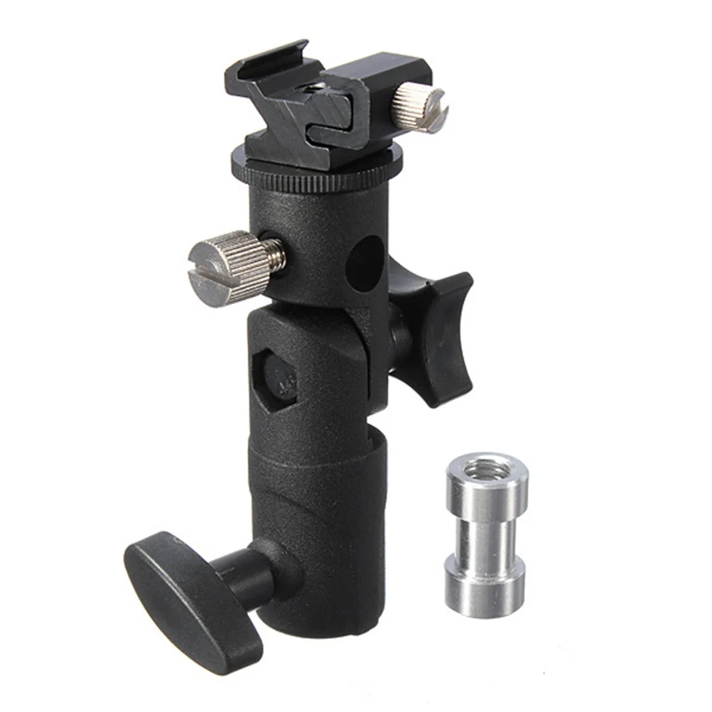 

Light Stand Bracket With Umbrella Holder 180° Adjustable For Dslr Camera Video Led Light Tripod Mount Adapter