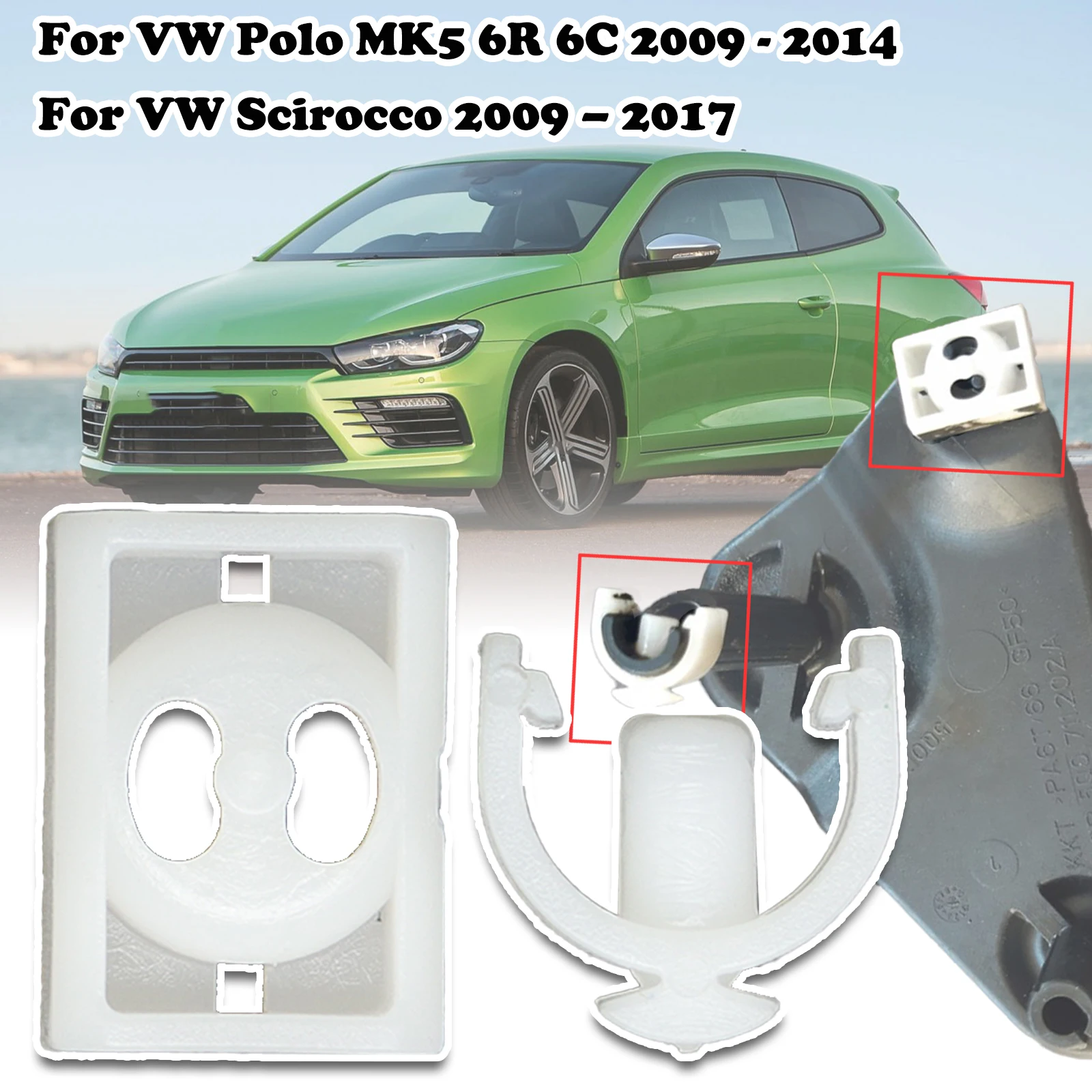 For VW Polo MK5 6R Scirocco Selector Relay lever Mechanism Sliding Shoe Securing Clip Pin Gear Selector Shift Cable SecuringClip