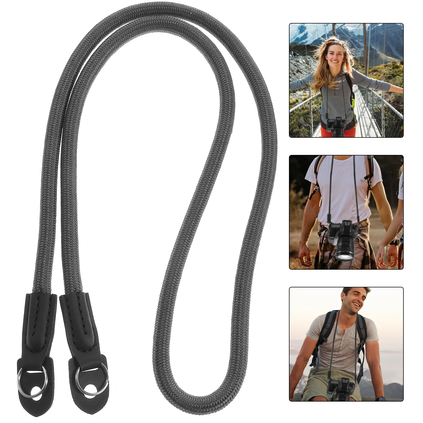 

Soft Comfortable Dslr Camera Neck Strap Shoulder Lanyard Photography Accessories Crossbody Wrist Strap Compatible With