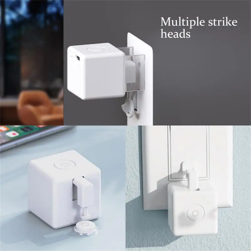 1-10PCS Tuya Bluetooth Smart Touch Fingerbot Plus USB Rechargeable Switch With Button Pusher Arm Via Alexa Google Home Alice