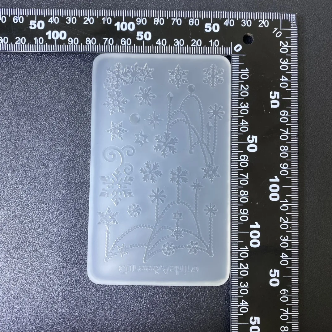 Snowflake Accessories Resin Casting Mold Silicone Mold Accessories Resin Liquid Mold Resin Keychain Silicone Mold Resin Mold