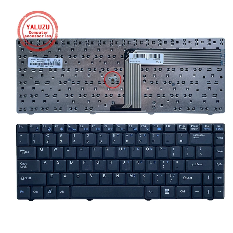 US English NEW Laptop Keyboard For Hasee Q530 Q530S Q540 Q540C Q540T Q540S Q540X L1400 L1600 L3000 L3200 L3400 L4000 A300 U450