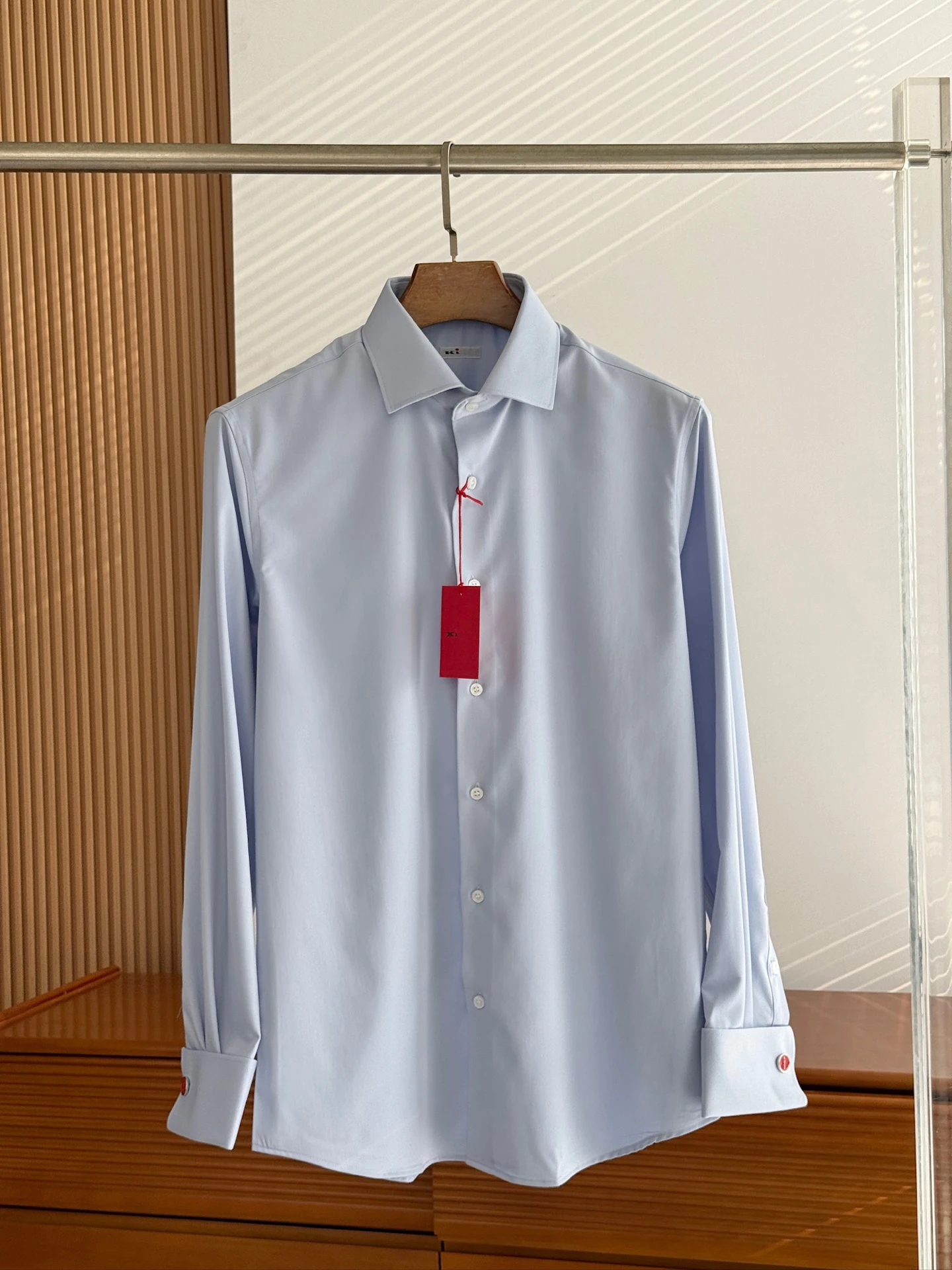 OECHSLI Shirt Cotton men 2026 New business casual embroidery comfortable long sleeves cotton straight high quality size S-XXL