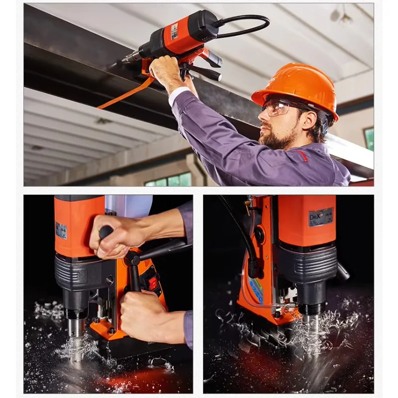 Furadeira magnética elétrica portátil, motor 1500w, alta qualidade, oem, personalizável, velocidade variável, ferramenta industrial, brocas elétricas 