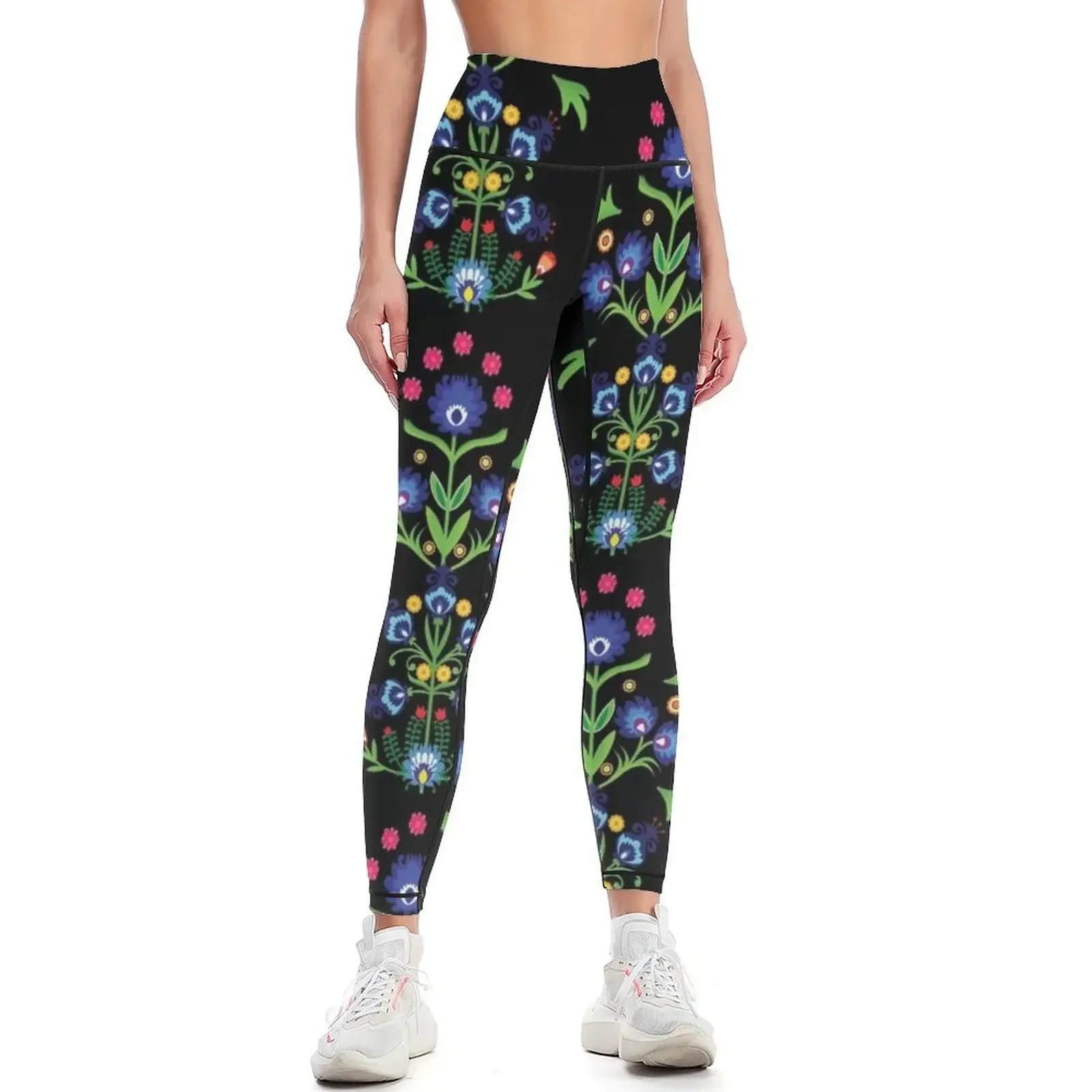 Folk - beautiful folk composition #2 (see #1, too) Leggings gym wear gym womans trousers Training pants Womens Leggings
