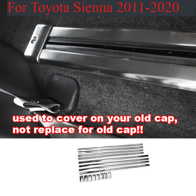 

Для Toyota Sienna 2011-2020 серебристая титановая защитная полоса сиденья, нескользящая