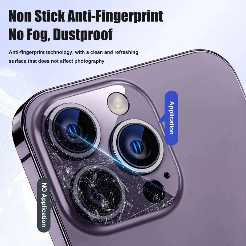 واقي لعدسة الكاميرا لهاتف آيفون ، زجاج مقسى واقي شفاف ، غطاء كامل ، آيفون 15 برو ماكس 16 14 13 12 11 ميني بلس ، 3