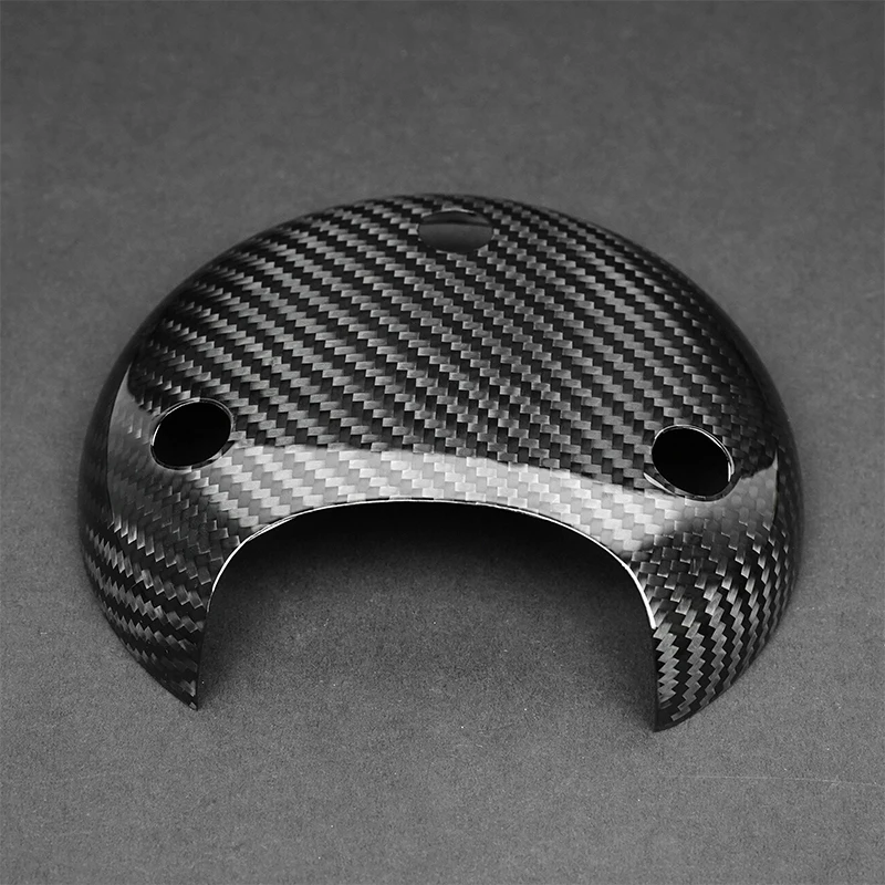 Real Hard Carbon Fiber Car Tachometer Cover Sticker For MINI Cooper S R55 R56 R60 JCW Car Carbon Interior Decorative Accessories