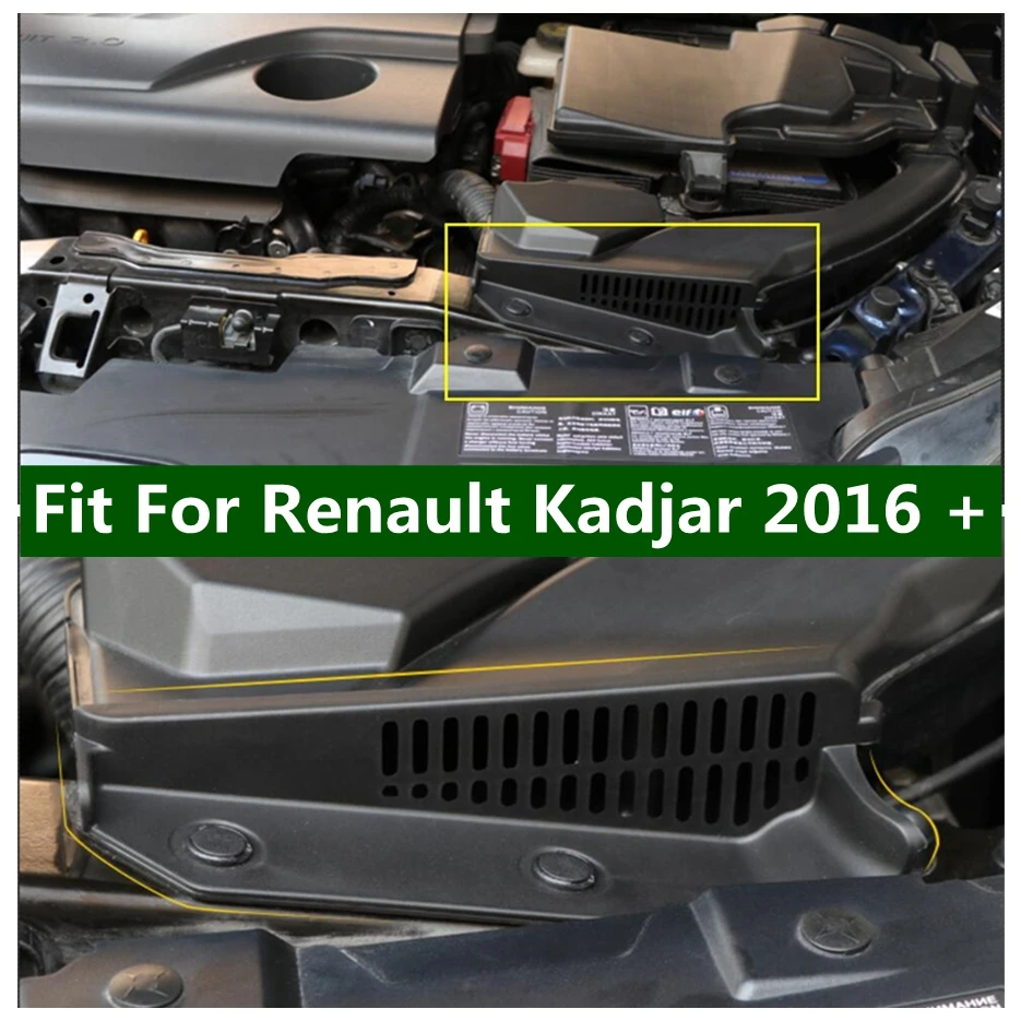 

Modification Engine Warehouse Air Inlet Vent Anti-blocking Protector Cover Fit For Renault Kadjar 2016 - 2022 Accessories