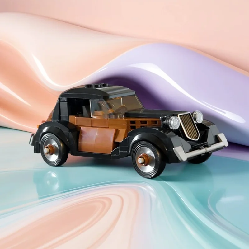 165pcs MOC Citroen Traction Avant Racing Car Building Blocks Construction Set Collector Edition Collectible Toy Gift For Adults
