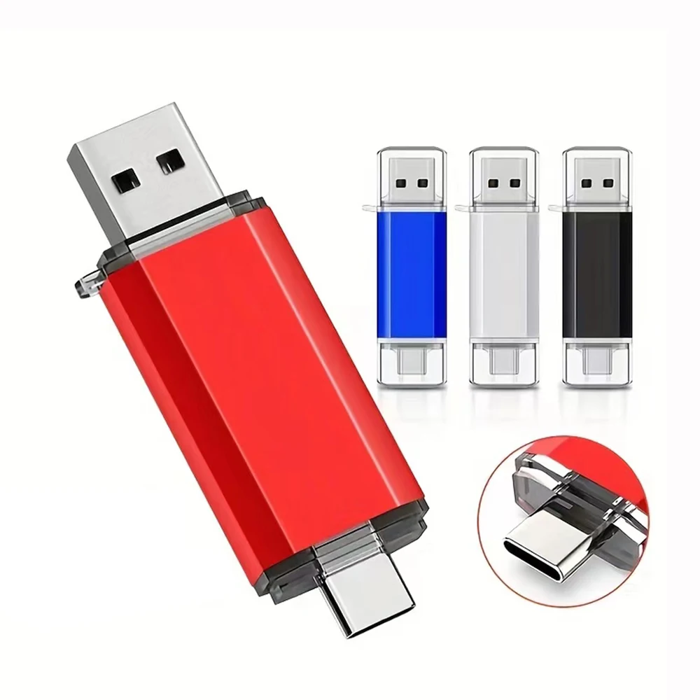 

10 шт. Корпуса для USB-флешек из алюминиевого сплава для мобильных телефонов, подходят для типов C, универсальные пластиковые корпуса для плат PCBA, без чипа памяти