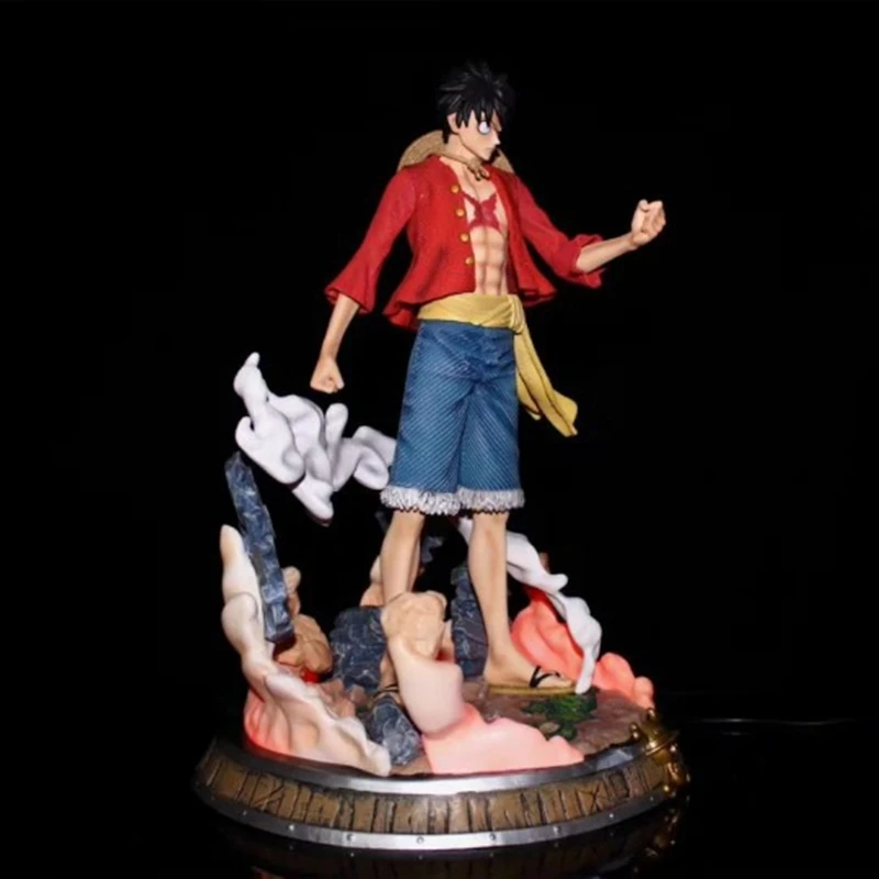 One Piece Anime GK Monkey D Luffy Figure Fantasy Straw Hat Action Figurine PVC Model Desktop Decoration Statues Toy Xmas Gift