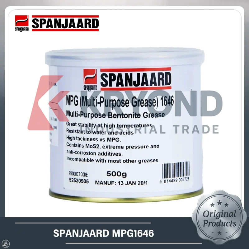 

SPANJAARD MPG1646 500 г — надежная смазка для защиты машин и долговечная смазка в промышленном применении