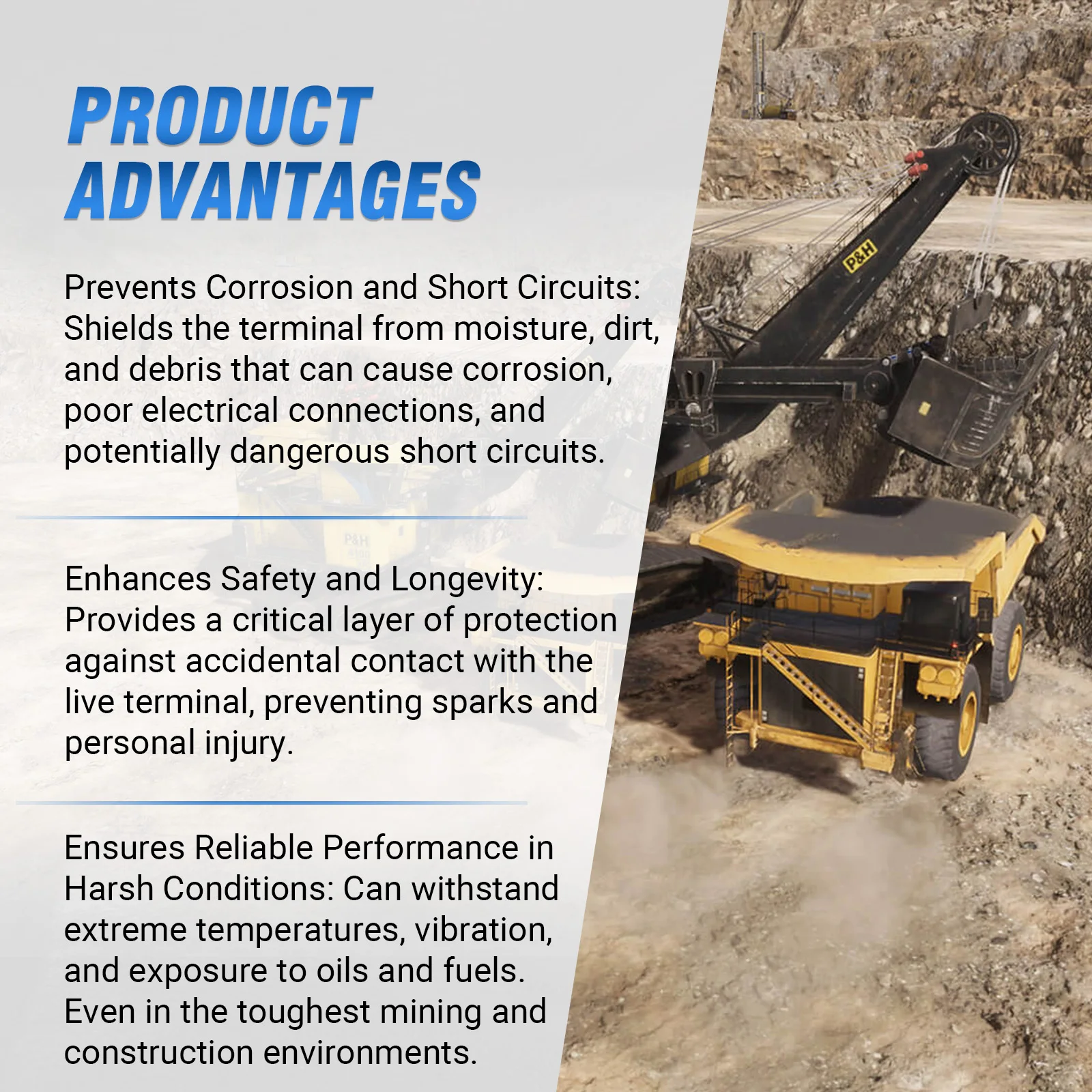 Для Hella Remote Jump Start Terminal Caterpillar Mining Truck Heavy Equipment New 9HD 177 305-011 Черная резиновая клеммная крышка