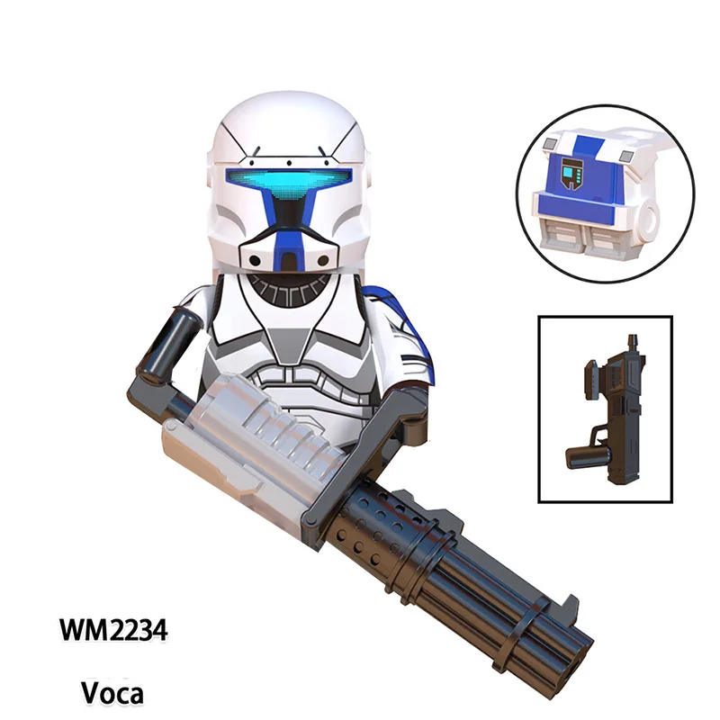 Star Wars Klon Soldaten Regiment Imperial Storm trooper Manda lorian Mini Roboter Figur Spielzeug Ziegel Montage Puppe vorhanden